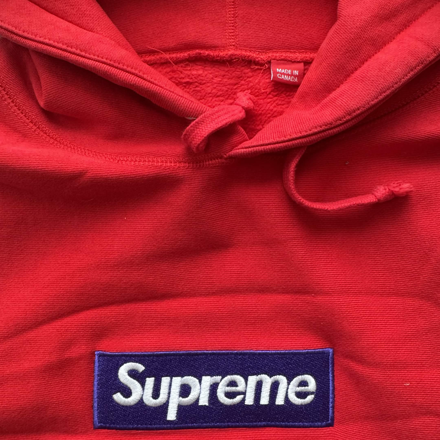 Supreme Purple Boxlogo Hoodie FW17