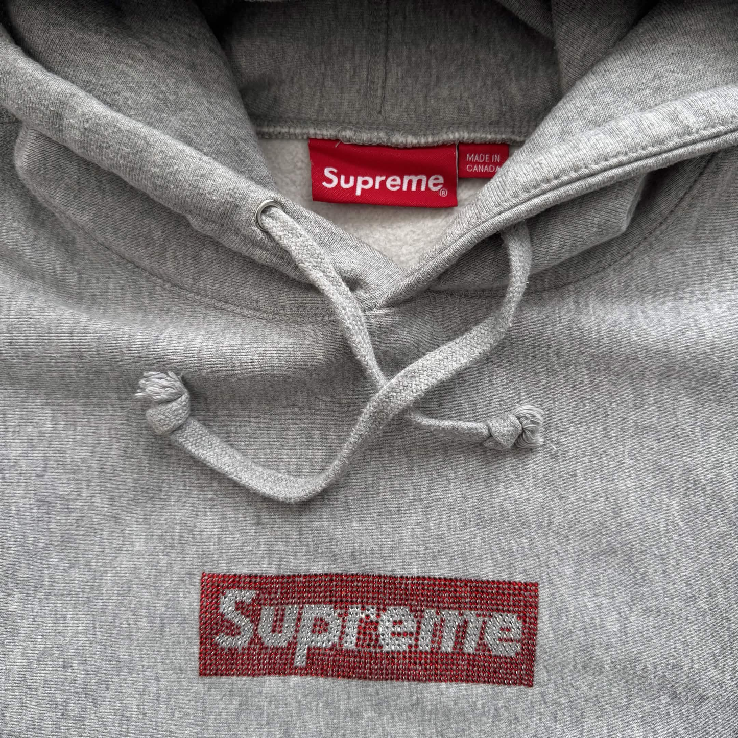 Supreme x Swarovski Boxlogo Hoodie