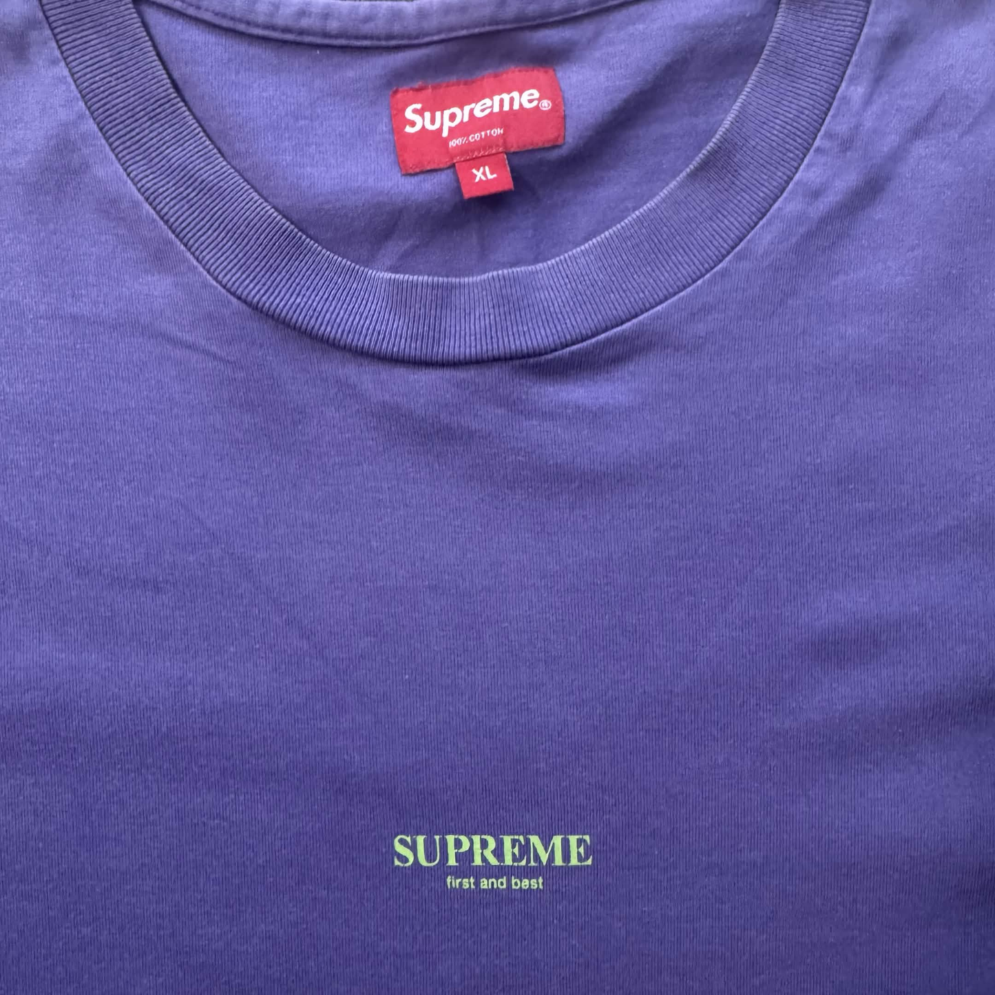 Supreme First & Best Tee FW18