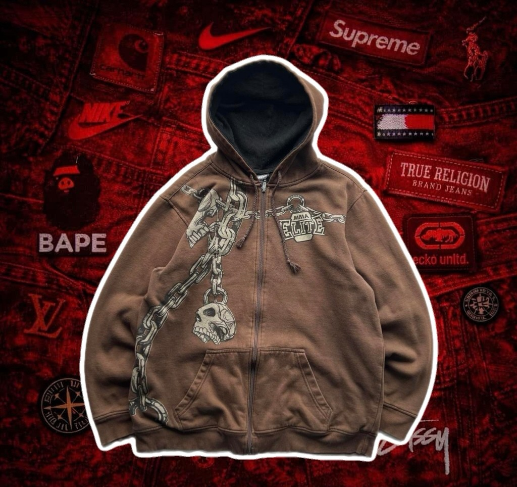 MMA Elite hoodie zip up
